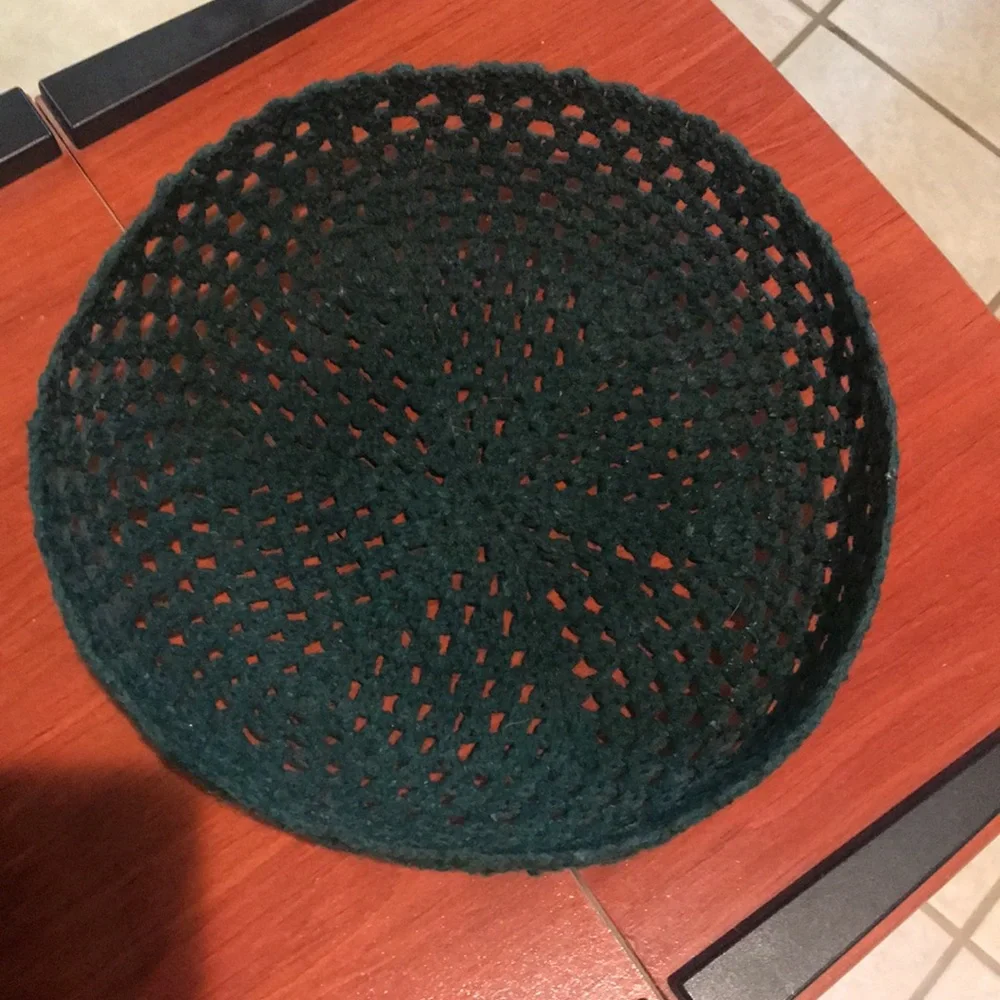 Baskets Crocheted Starched Baskets